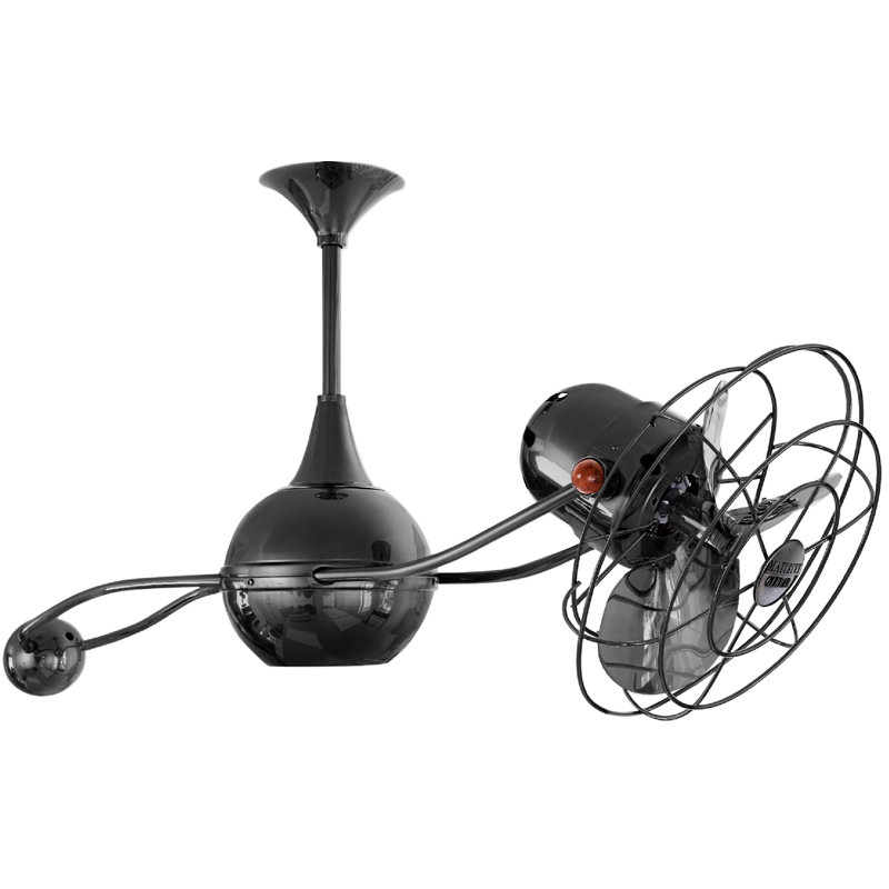 40" Brisa 2000 3 Blade Ceiling Fan, Black Nickel