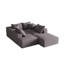 Ensemble de canapé modulaire en forme de L Boneless de 132 po avec 6 coussins-1556279430