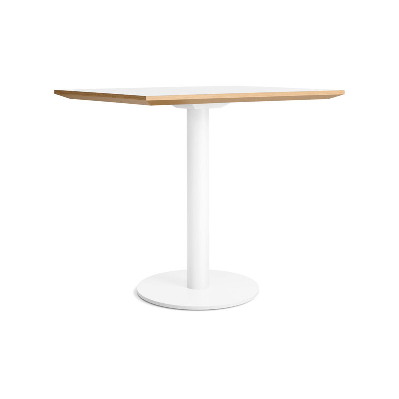 Easy Dining Table, Matte White, White