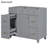 Modern Style Bathroom Cabinet With Storage