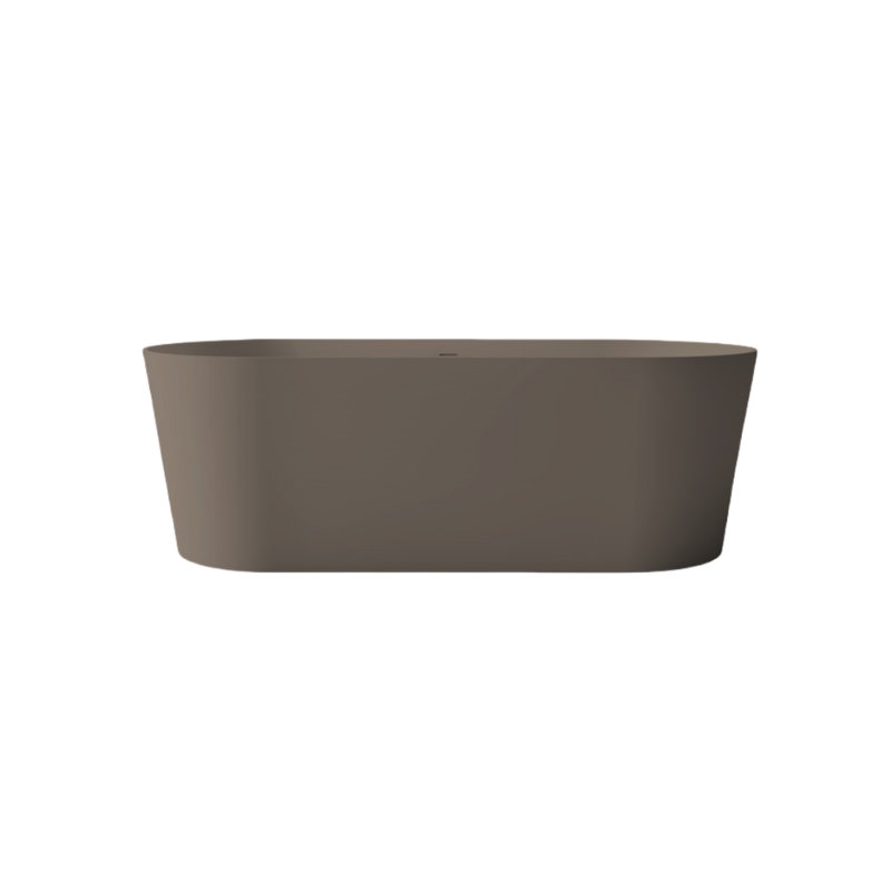 Ensemble de baignoire et douche H 63 po x l 22 po, Brun