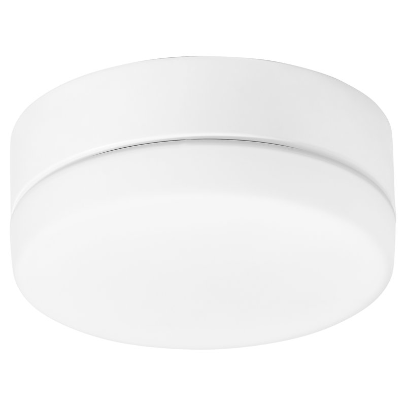 Ventilateur de plafond à DEL 1 lumière, Blanc