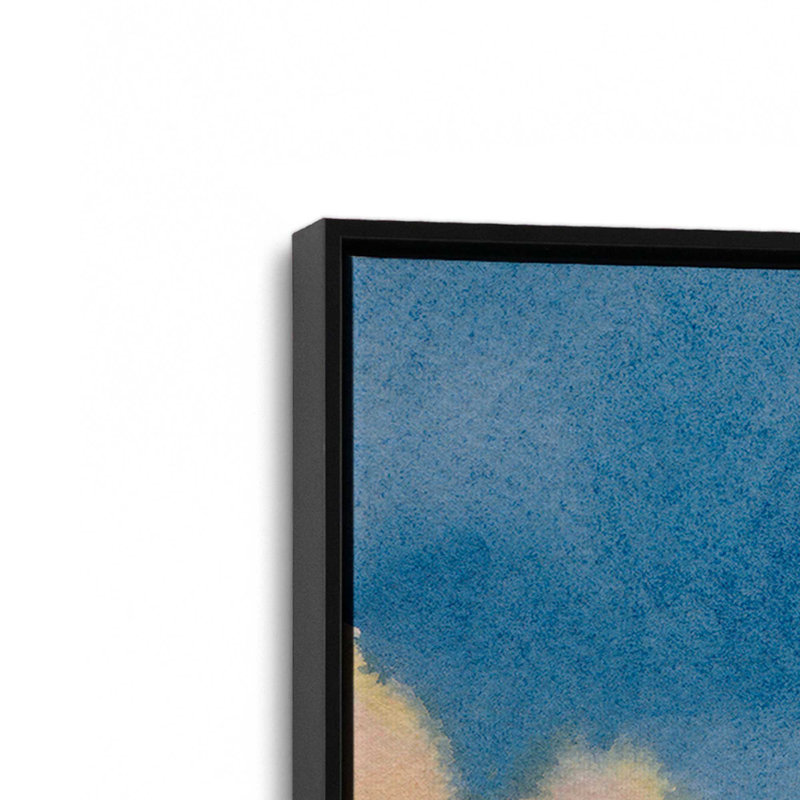 «Dreamscape Sky II» par Grace Popp, reproduction d'art sur toile, Cadre flottant sans passe-partout, Noir, H 18 po x l 12 po