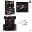 Kitchen Cabinet With Adjustable Shelves & Wine Rack, Tall Kitchen Cabinet With 4 Doors And 2 Drawers, Sideboard For Kitchen & Living Room, Buffet Cabinet, Balck -123039163