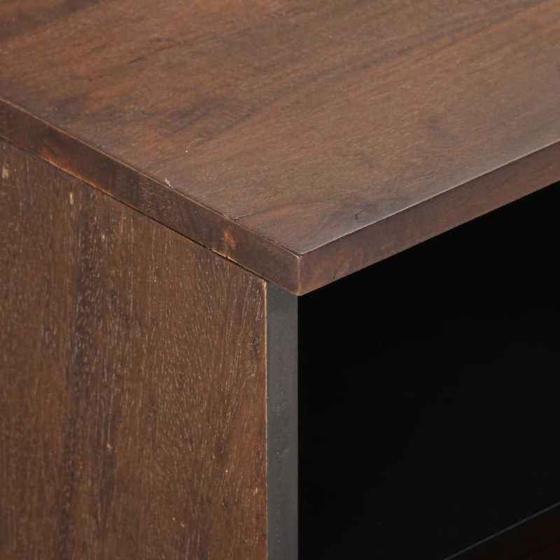 Unfinished TV Stand for TVs up to 24", Dark Brown