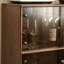 Armoire d'appoint au sol en verre simple