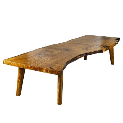 Oak Round Solid Wood Base Dining Table