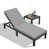 Light Gray Cushion/Gray Frame