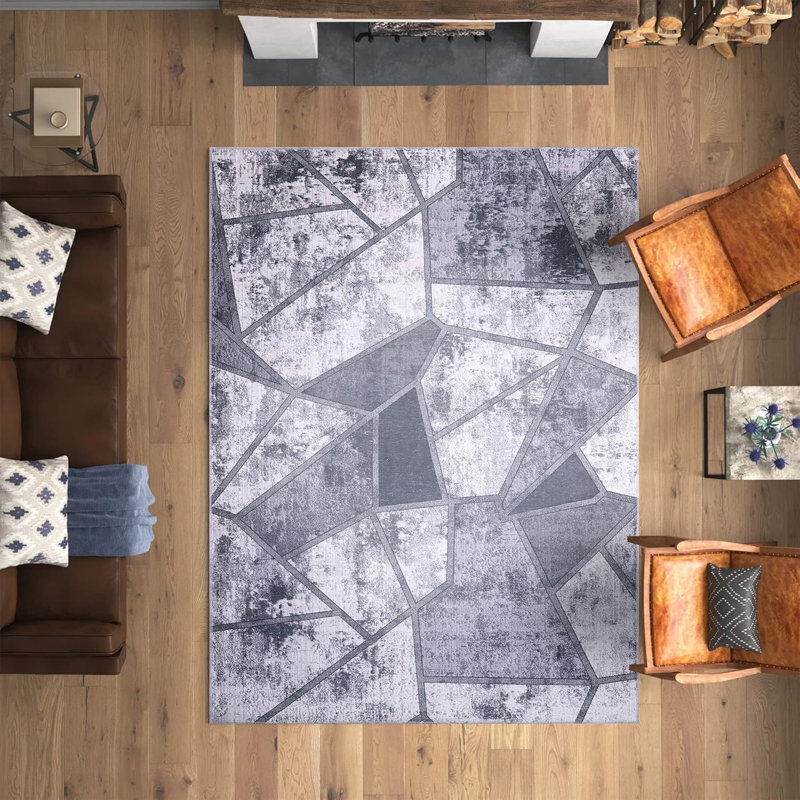 Traditional Area Rug Soft Entryway Mat Non slip Bedroom Rugs Washable Floor Carpet Pads - 4001, Rectangle 80 x 150 cm