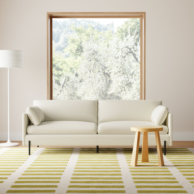 Moab Upholstered 81'' Sofa, Flanigan Cotton
