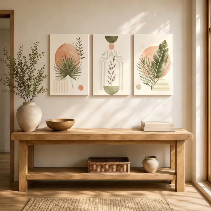 Ensemble de 3 toiles Modern Modern, 36" H x 72" W