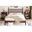 Base de lit plateforme en bois pour grand lit avec support en lattes de bois-1210577840