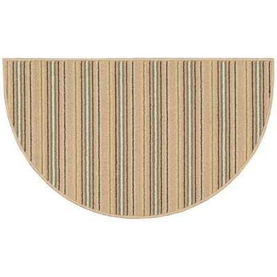 Tapis rayé sable Matys