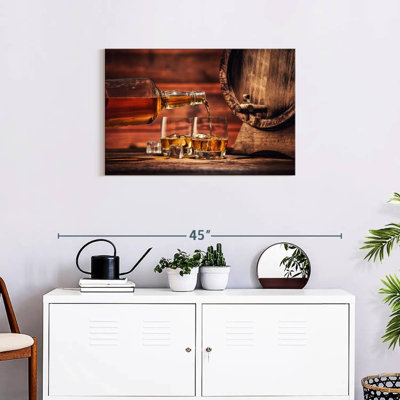 Impression sur toile de verre whisky