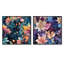 Diemer - Ensemble de 2 collages floraux et botaniques carrés-101860297-101860296