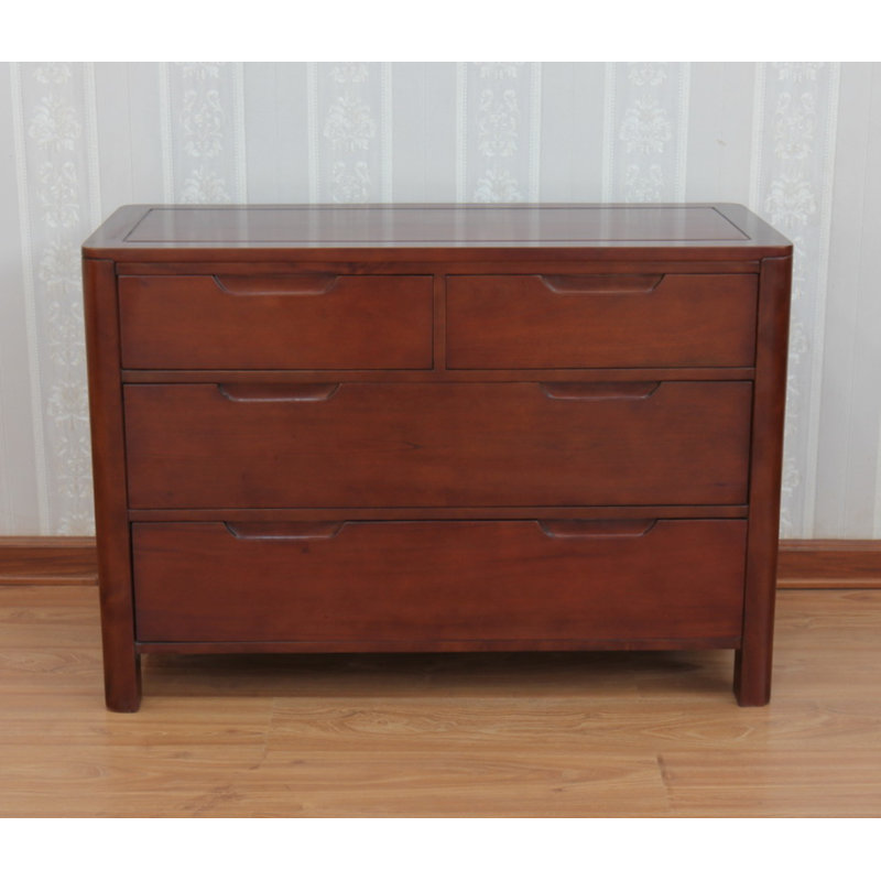 SP Solid Wood 110cm W 4 - Drawer Chest of Drawers