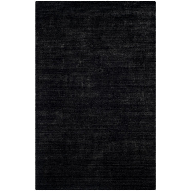Mcelroy Hand-Woven Flatweave Anthracite Area Rug