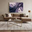 "Gradient Abstract" 14, art mural sur toile grise-1836862059