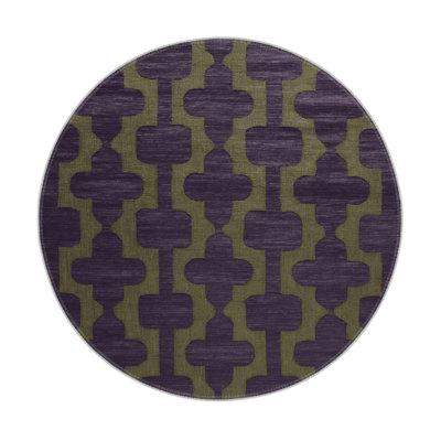 Tapis mauve intérieur et extérieur Trellis