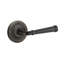Merrimack Round Privacy (Bed & Bath) Door Lever with Round Rosette-955108354-955108353