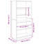 Manufactured Wood Wardrobe