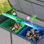 Resin Outdoor Storage Cabinet Outdoor With Lockable Openable Lid-136264047