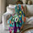 Eclectic Blossom Blast Throw Blanket-98854796