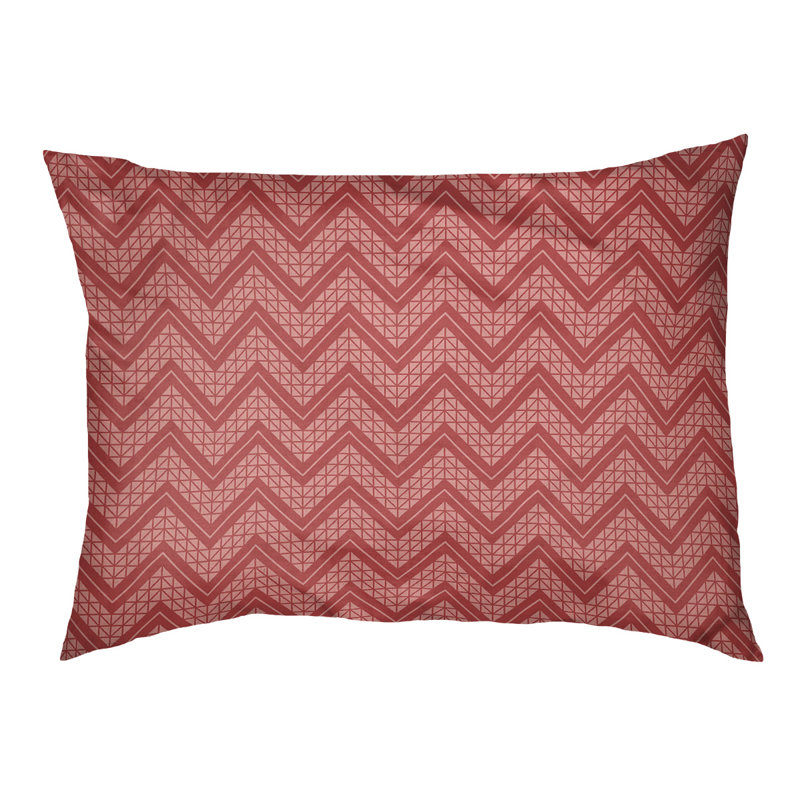Coussin Chelan, Moyen (H 6,5 po x l 40 po x P 30 po), Vin rouge