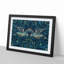 Birds & Flowers Pattern by William Morris - Picture Frame Painting Print on MDF-55500995-55500994
