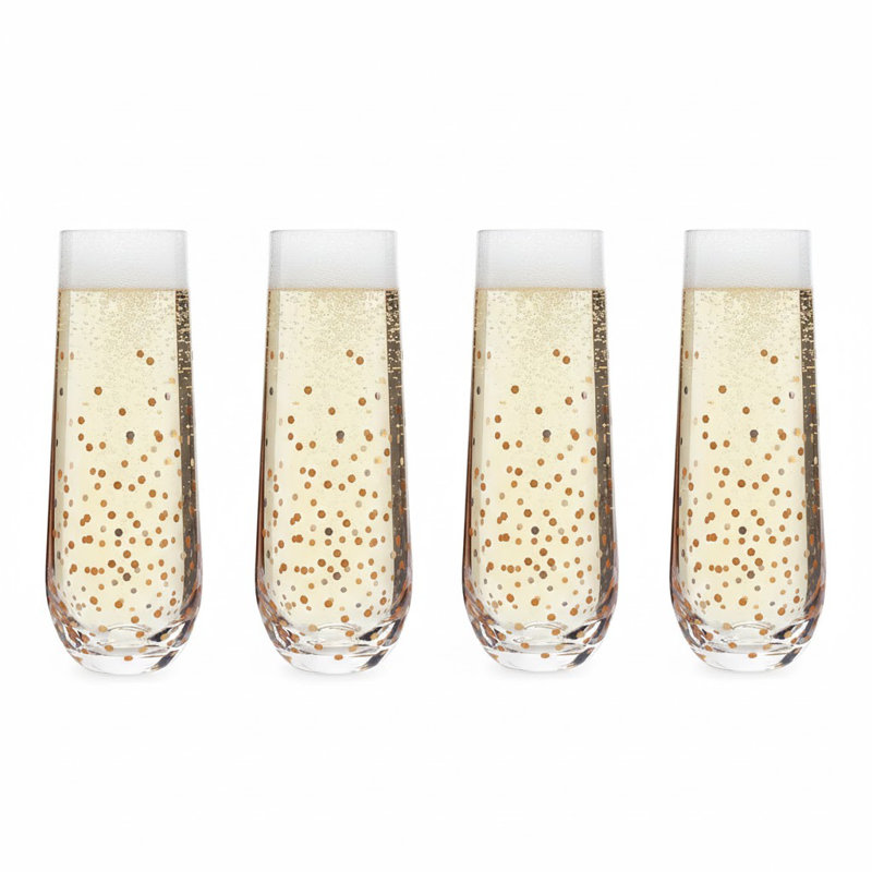 Confetti 10 oz. Glass Flute