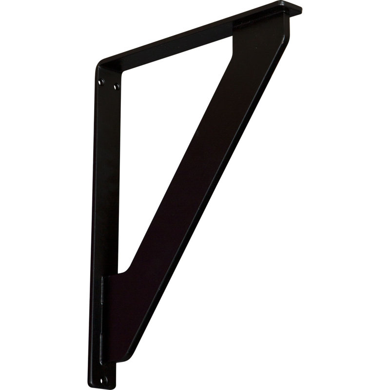 Support traditionnel en fer forgé, 1,5 po x 15 po