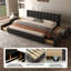 Lit plateforme moderne avec lit plateforme et tête de lit moelleuse avec 4 tiroirs de rangement pour chambre à coucher et appartement-1644375414-1644375418