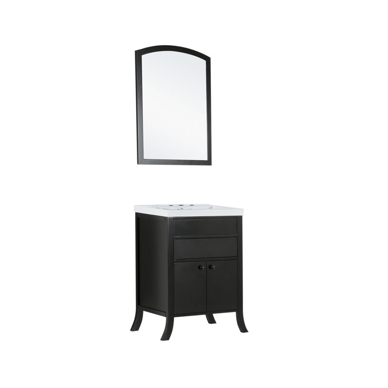 Ensemble de meuble-lavabo pour salle de bain simple 24 po