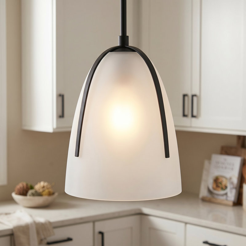 Whitmore 1-Light Matte Black Mini Pendant Light