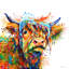 Maggie Moo Canvas - Highland Cow - Wrapped Canvas Art Prints from Sarah Taylor Art-902078066