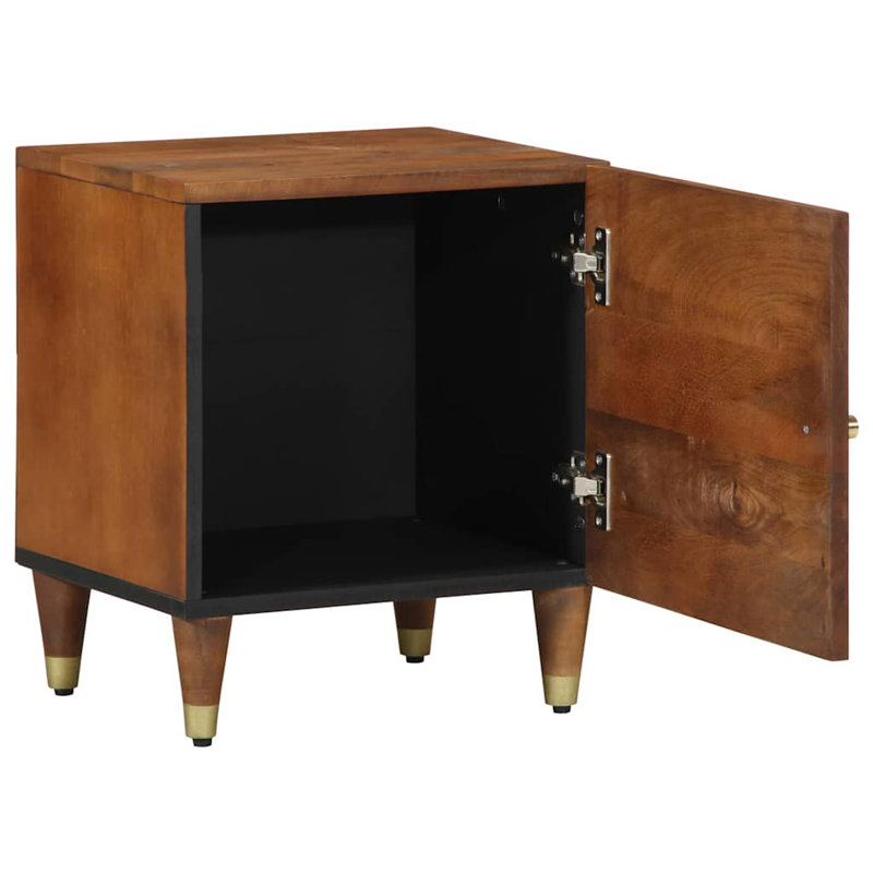 40cm W Solid Wood Bedside Table