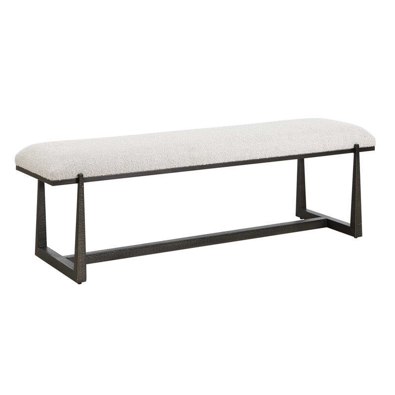 Banc long noir Garr