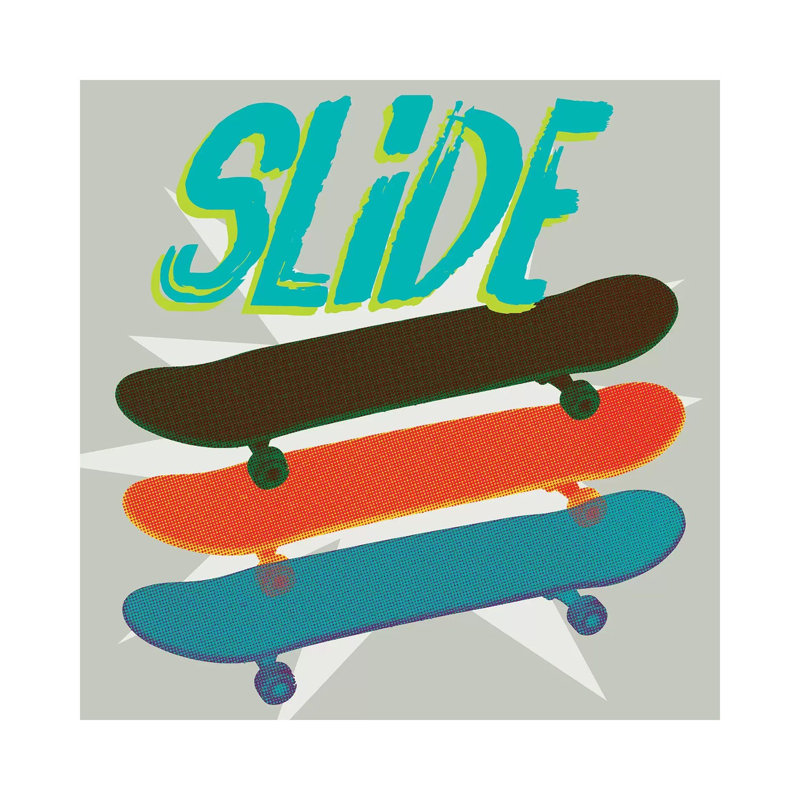 Sk8r II 1 Piece Wrapped Canvas Painting, 93.98 cm H x 93.98 cm W x 3.175 cm D