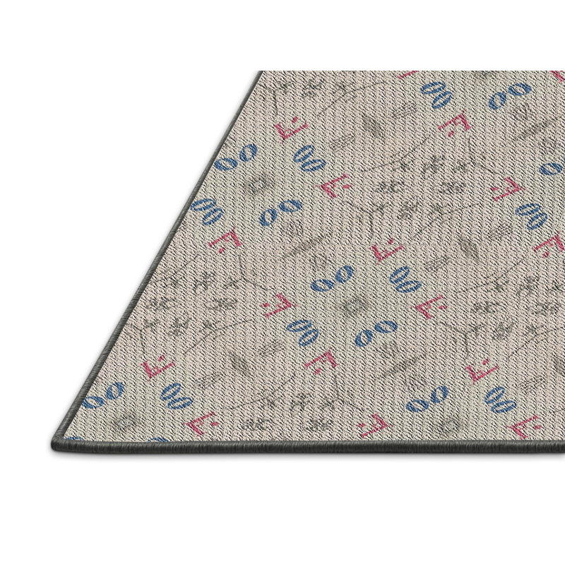 Tapis gris Saim, Rectangle 5 pi x 7 pi