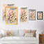 Romantiques fleurs blanches Bouquet - peinture sur toile encadrée-342401405-342401378