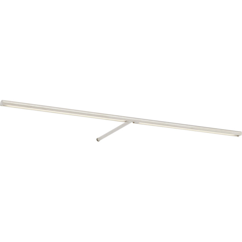 Plural Dome Picture Light, Polished Nickel, 0.5" H x 30" W x 8.9" D, 20.8