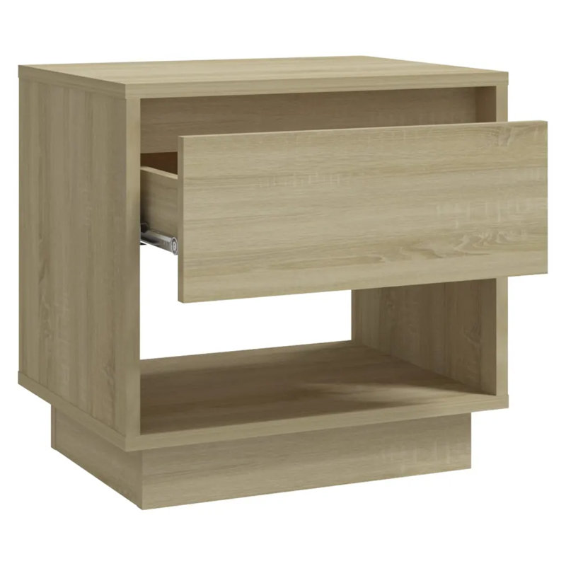 Georgie-May 45 cm W Bedside Table, Brown