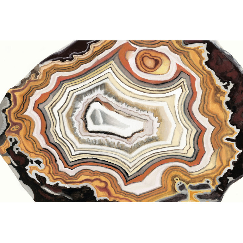 Agate Studies IV by Naomi McCavitt - Wrapped Canvas Painting, 30cm H x 46cm W x 3.8cm D