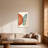 Abstract Abstract Leaf Orange Circle Pattern Design-736937947