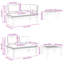 Ensemble de banc de jardin 4 pièces brun et gris foncé et brun-1242845298