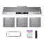 IKITCHEN 36" Stainless Steel 900 CFM Ducted (Vented) Under Cabinet Range Hood with Baffle Filter-87043807
