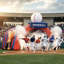 Tunnel de sport gonflable Wellcomer - Baseball