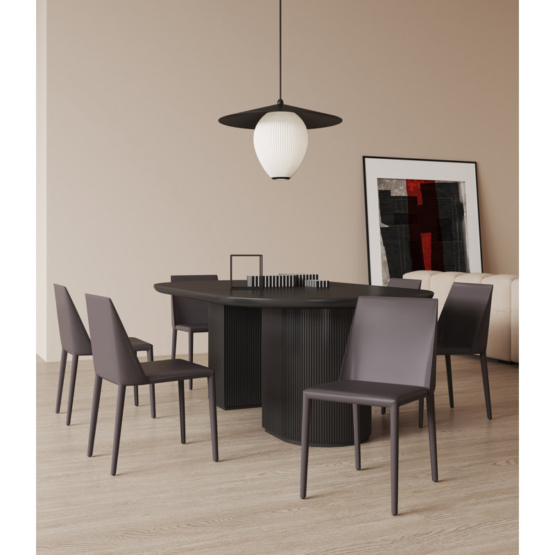 Josanna Upholstered Dining Chair, 2, Gray