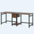 Jenacia Metal Base Computer Desk-503899559