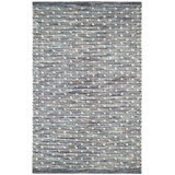 Hobnail Blue Handwoven Performance Rug